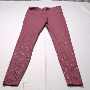 Lululemon Athletica Womens Speed Wunder‎ Tight Spark Maroon Leggings Size 6